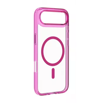Cellularline Iconic Mag - iPhone Air transparentné puzdro s farebnými okrajmi, kompatibilné s ekosystémom MagSafe