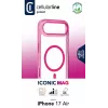 Cellularline Iconic Mag - iPhone Air transparentné puzdro s farebnými okrajmi, kompatibilné s ekosystémom MagSafe