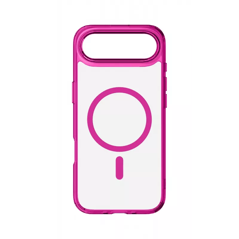 Cellularline Iconic Mag - iPhone Air transparentné puzdro s farebnými okrajmi, kompatibilné s ekosystémom MagSafe