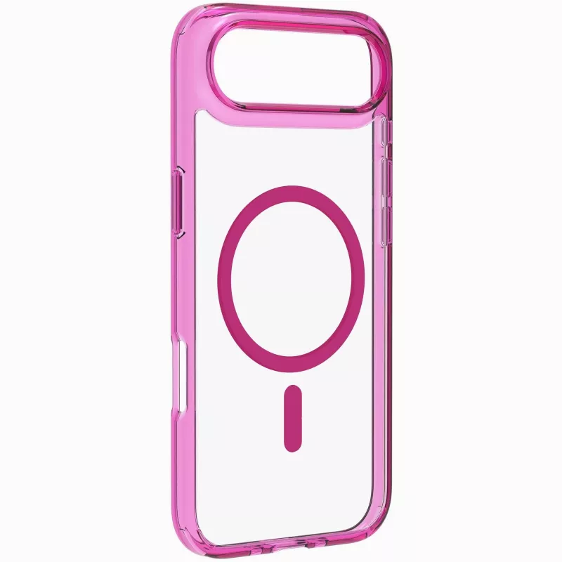 Cellularline Iconic Mag - iPhone Air transparentné puzdro s farebnými okrajmi, kompatibilné s ekosystémom MagSafe