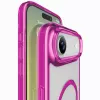 Cellularline Iconic Mag - iPhone Air transparentné puzdro s farebnými okrajmi, kompatibilné s ekosystémom MagSafe