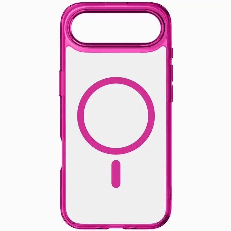 Cellularline Iconic Mag - iPhone Air transparentné puzdro s farebnými okrajmi, kompatibilné s ekosystémom MagSafe