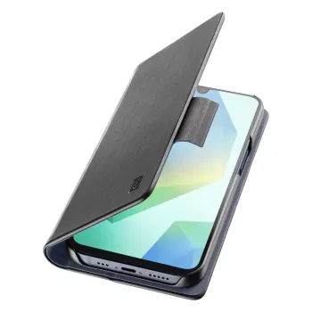 Cellularline Book - Galaxy A17 puzdro v štýle knihy, folio, Samsung, Galaxy A17, 17 cm (6,7 palca), čierna