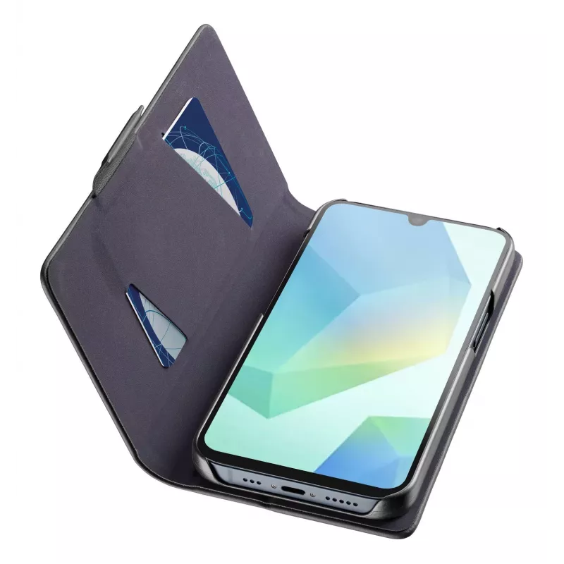 Cellularline Book - Galaxy A17 puzdro v štýle knihy, folio, Samsung, Galaxy A17, 17 cm (6,7 palca), čierna