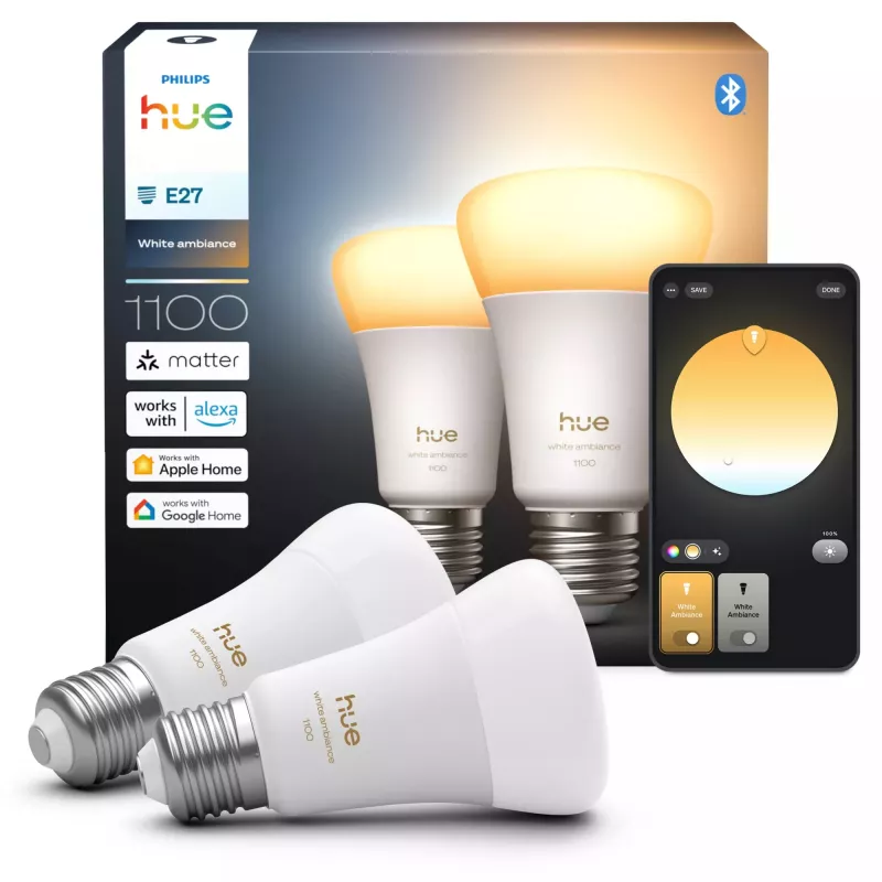 Philips Hue White ambience A60 – E27 smart žiarovka – 1100