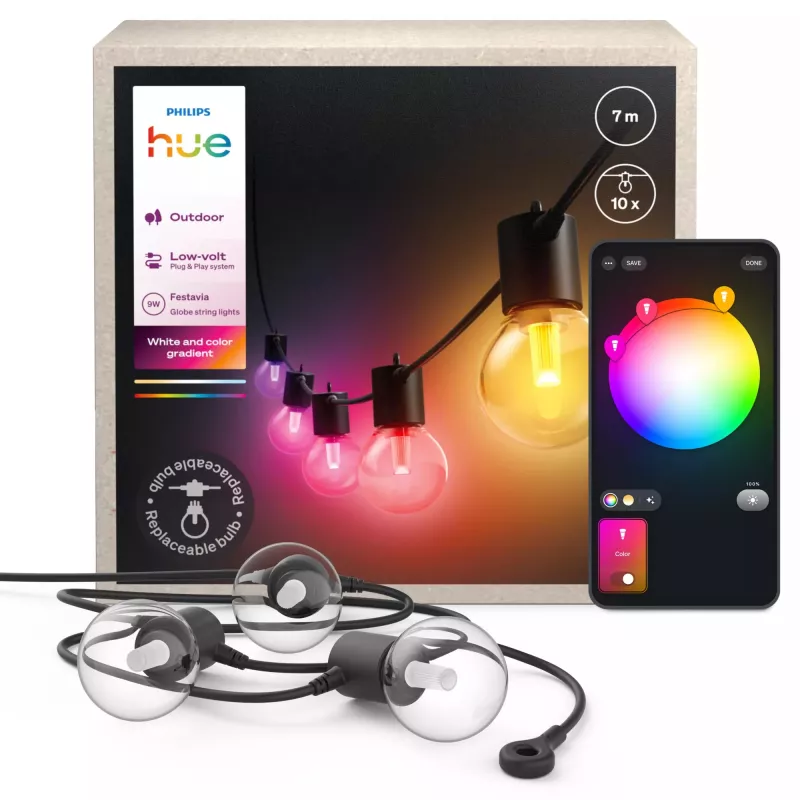 Philips Hue White and colour ambience smart osvetlenie smart svetelná reťaz Bluetooth/Zigbee 8,6 W