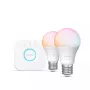 Philips Hue White and colour ambience Essential Starter-Kit: 2 E27 smart žiarovky (806 lm)