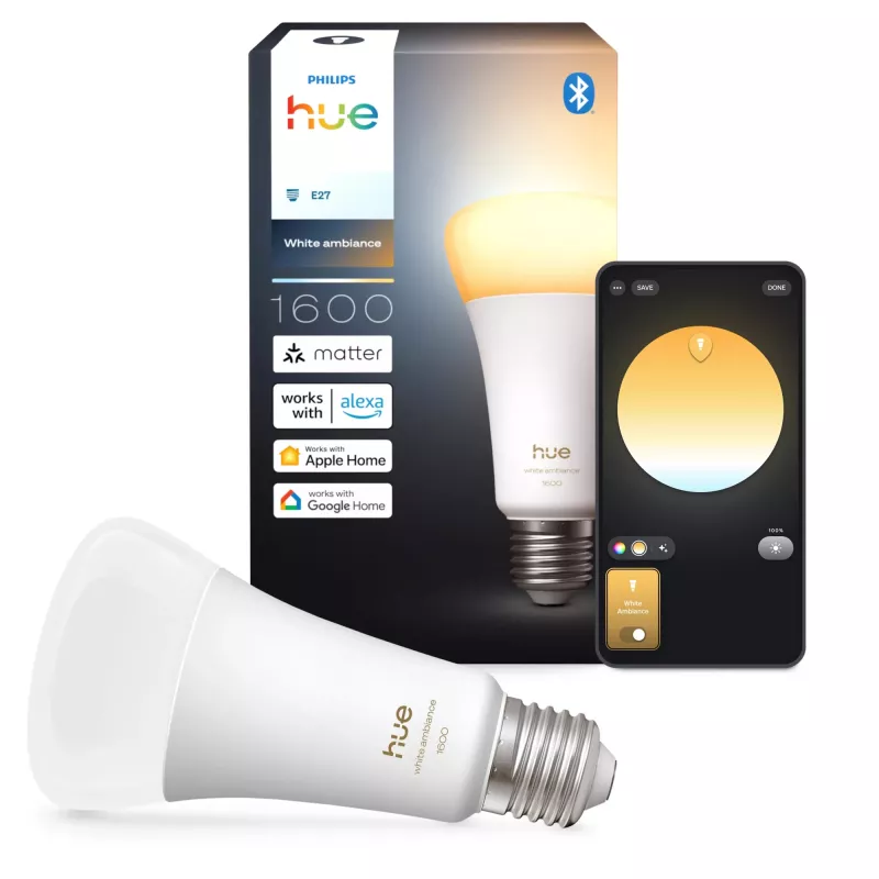 Philips Hue White ambience A67 – E27 smart žiarovka – 1600