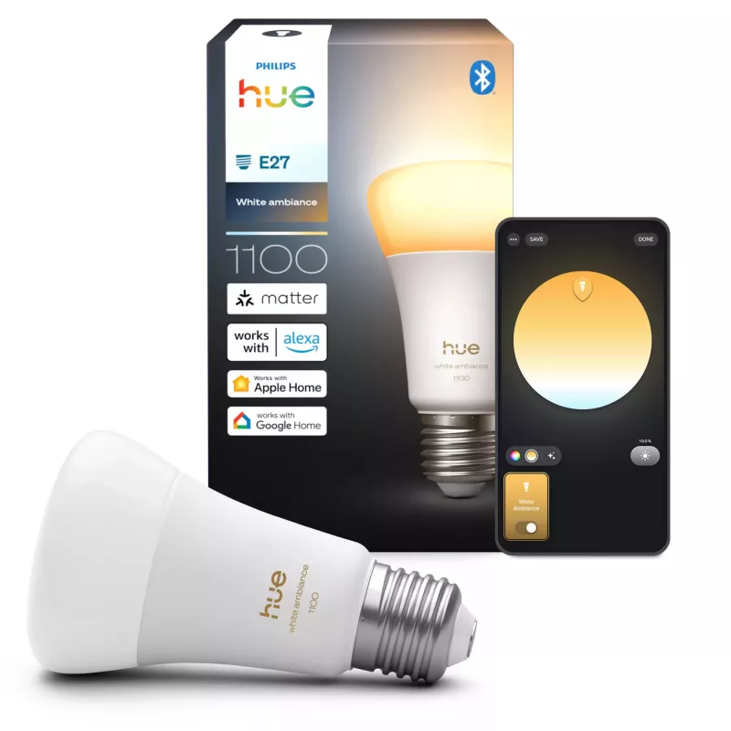 Philips Hue White Ambience A60 – E27 smart žiarovka – 1100