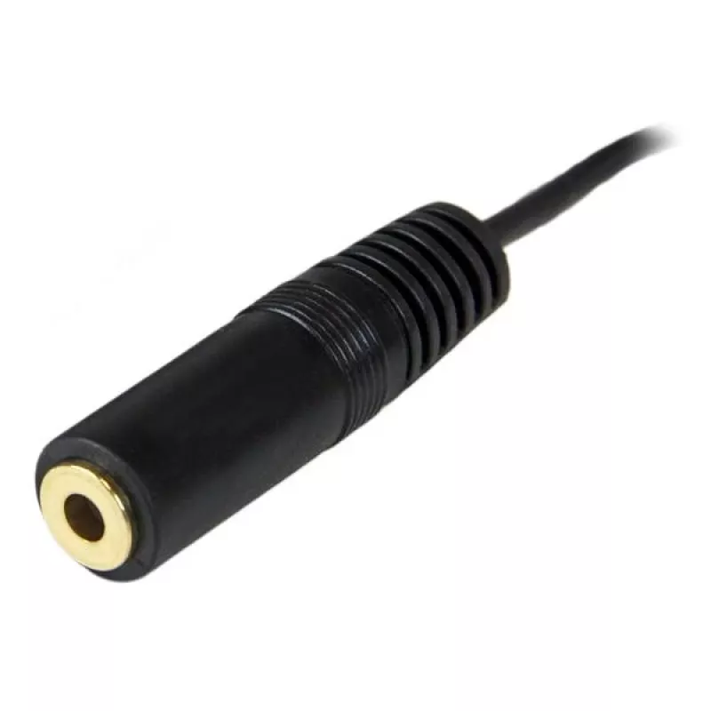StarTech.com 12 ft PC predlžovací kábel reproduktora, 3,5 mm, konektor samec, 3,5 mm, konektor samica, 3,7 m, čierny