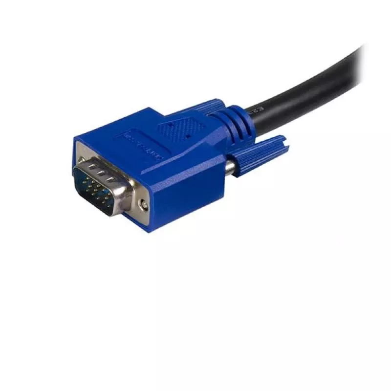 StarTech.com 10 ft 2-in-1 univerzálny USB KVM kábel, 3 m, USB, USB, VGA, čierna, USB A + VGA