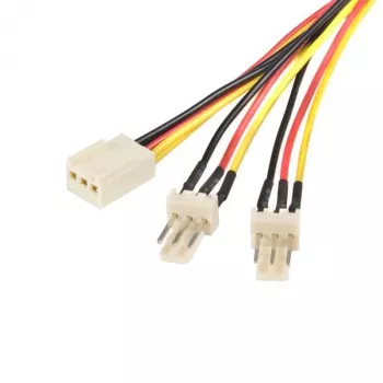 StarTech.com 30cm TX3 napájací rozbočovací kábel ventilátora, Molex (3-pin), 2 x Molex (3-pin), 0,3 m, konektor samec, konektor samica, rovný