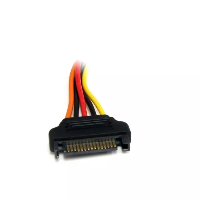 StarTech.com 8in 15-pin SATA napájací predlžovací kábel, 0,2032 m, konektor samec, konektor samica, viacfarebný, 17 g, 125 mm