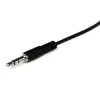 StarTech.com 1 m tenký 3,5 mm stereo audio predlžovací kábel – M/F