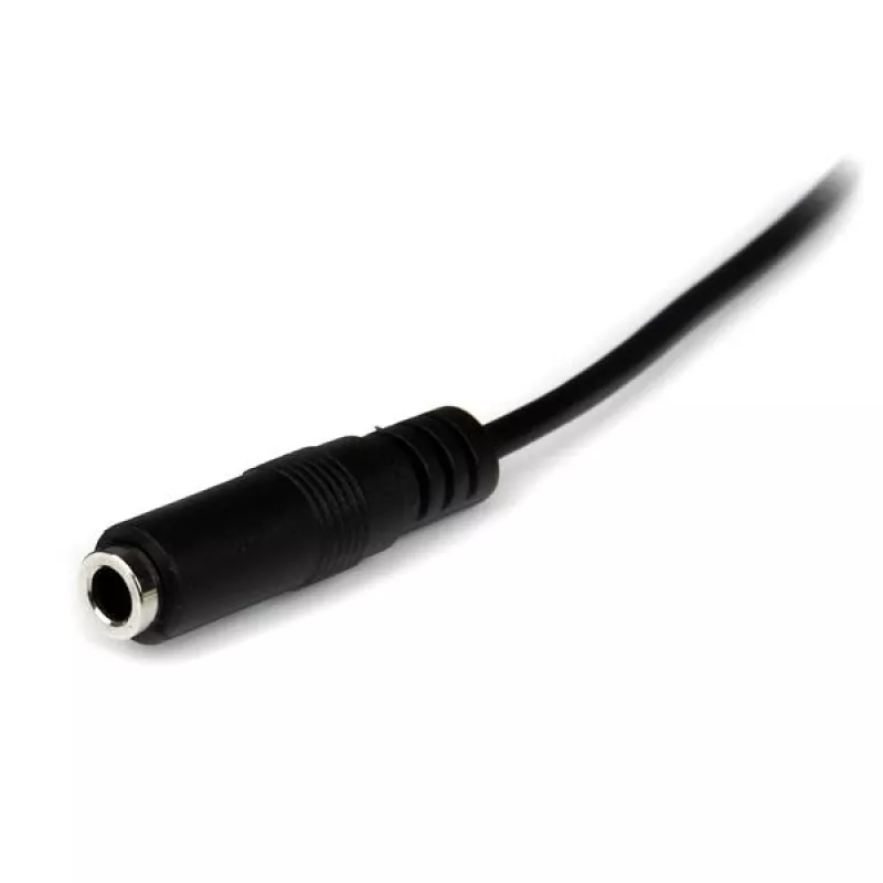 StarTech.com 1 m tenký 3,5 mm stereo audio predlžovací kábel – M/F