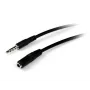 StarTech.com 1m 3,5mm 4-pólový TRRS predlžovací kábel pre headset – konektor samec/konektor samica