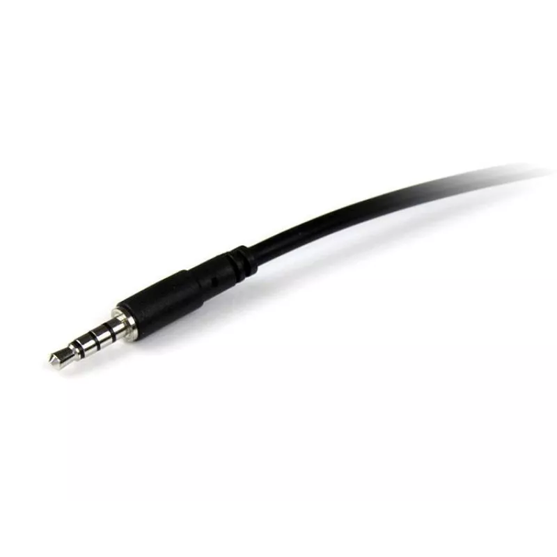 StarTech.com 1m 3,5mm 4-pólový TRRS predlžovací kábel pre headset – konektor samec/konektor samica