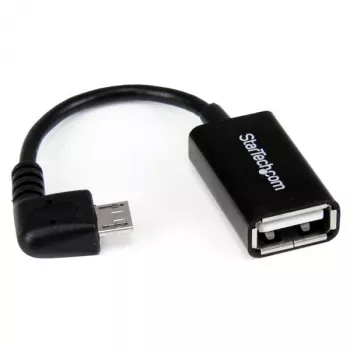 StarTech.com 5in zahnutý Micro-USB na USB OTG host adaptér M/F