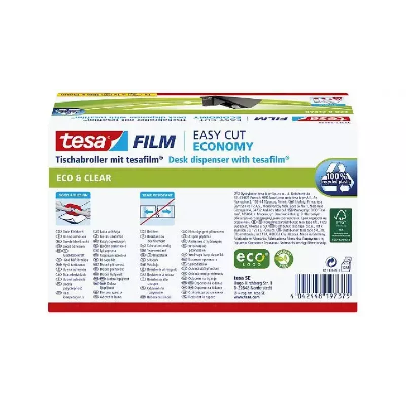Lepiaca páska TESA 59327 plast čierna