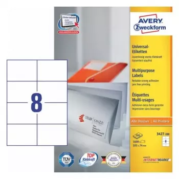 Samolepiaca etiketa obdĺžniková AVERY 3427-200