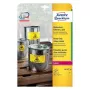 Samolepiace etikety Avery L6107-20 zaoblený obdĺžnik žltý