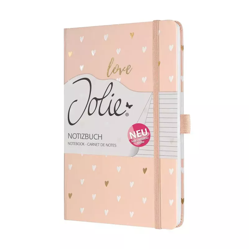 Sigel Jolie Rose Love JN335 zápisník, pevná väzba, s reliéfnou potlačou a horúcou fóliou