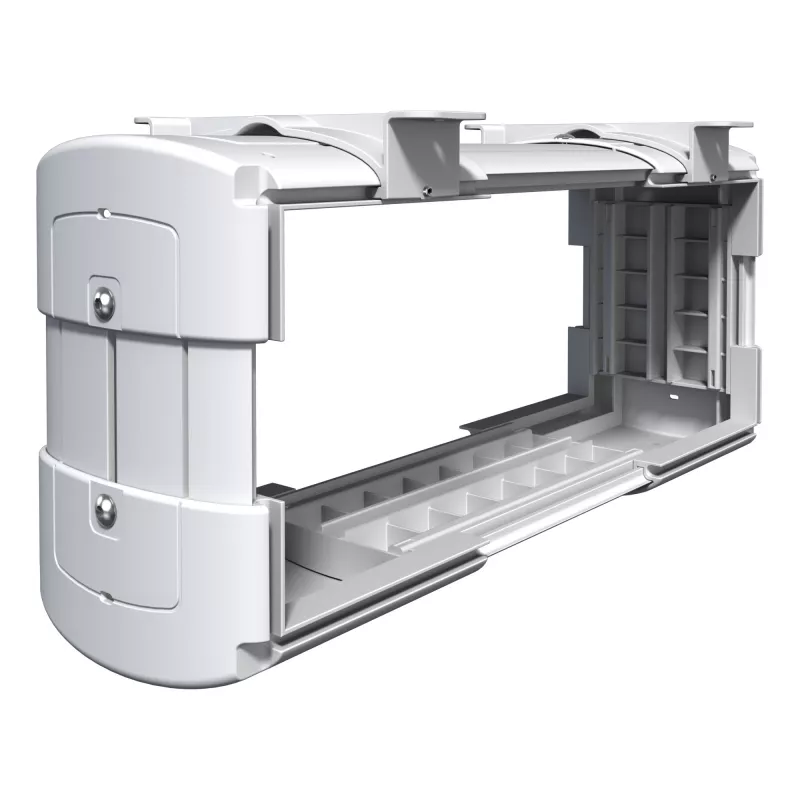 Dataflex Viewlite držiak počítača - stôl 100, 30 kg, ABS plast, biely