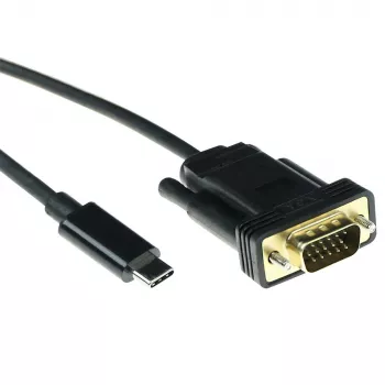 USB Type-C na VGA konverzný kábel ACT SB0032 2 metre