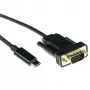USB Type-C na VGA konverzný kábel ACT SB0032 2 metre