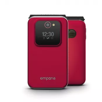 Emporia JOY 7,11 cm (2,8 palca) 113 g čierna, červená telefón pre začiatočníkov