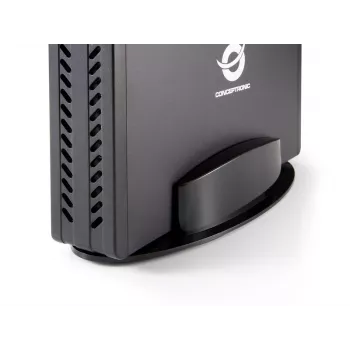 Conceptronic 3,5-palcový box na pevné disky, HDD puzdro, 3,5 palca, Serial ATA, Serial ATA II, Serial ATA III, 0,48 Gbit/s, USB port, čierna