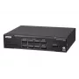 ATEN 4 x 2 True 4K prezentačný maticový switch, mediálny prezentačný maticový prepínač, 4096 x 2160 pixelov, 4096 x 2160, 3840 x 2160, čierna, kov, tlačidlá