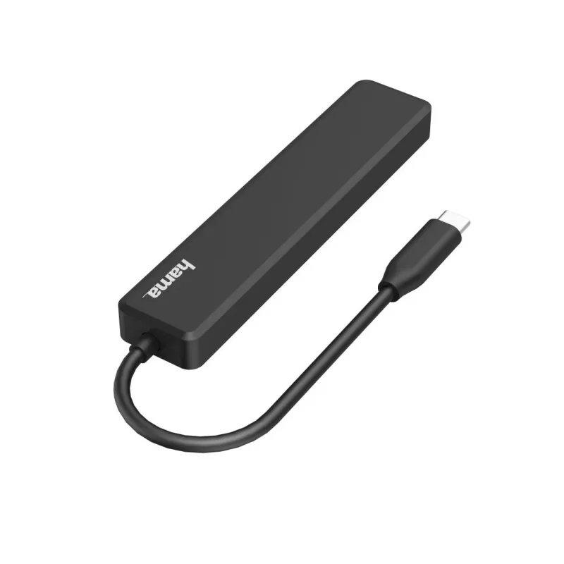 Hama USB-C hub, multi-port, 5 portov, 3x USB-A, USB-C, HDMI