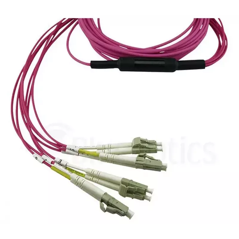 BlueOptics EMC CBL-MPO12-4LC-OM4-7M InfiniBand kábel z optických vlákien 7,5 m