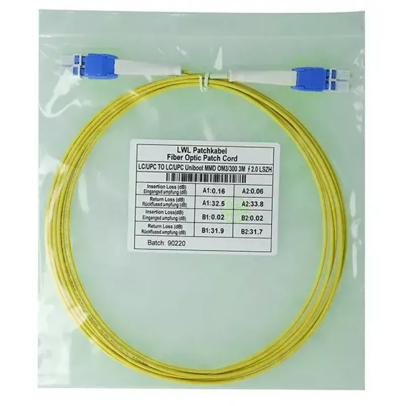 BlueOptics SFP8181BU3MK InfiniBand optický kábel 3 m LC žltý