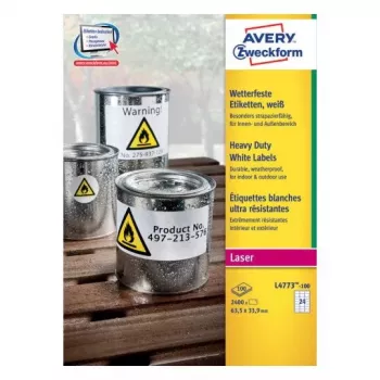 Samolepiaca etiketa Avery L4773-100 zaoblený obdĺžnik
