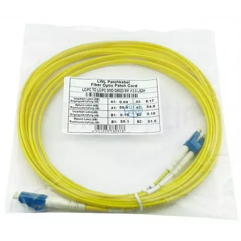 BlueOptics LRCABLE10M InfiniBand optický kábel 10 m LC žltý