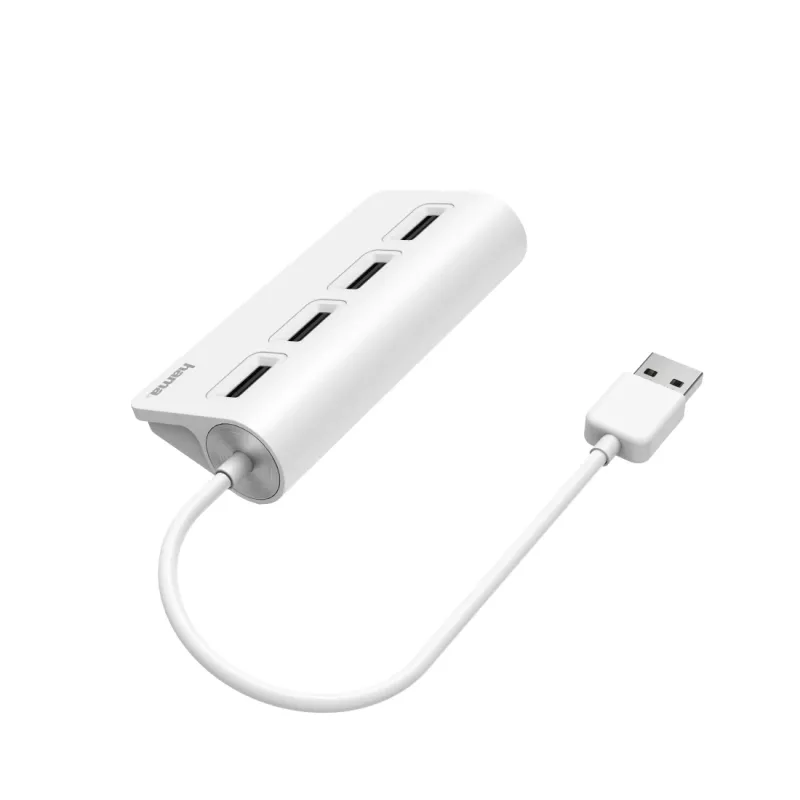 Hama 00200120 rozbočovač USB 2.0 480 Mbit/s biely