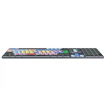 Logickeyboard LKB-MCOM4-TM-UK klávesnica kancelárska Bluetooth QWERTY anglická sivá titán