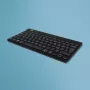 R-Go Tools ergonomická klávesnica R-Go Compact Break, kompaktná klávesnica so softvérom na prestávky, QWERTY (IT), Bluetooth, čierna