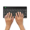 R-Go Tools ergonomická klávesnica R-Go Compact Break, kompaktná klávesnica so softvérom na prestávky, QWERTY (IT), Bluetooth, čierna