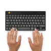 R-Go Tools ergonomická klávesnica R-Go Compact Break, kompaktná klávesnica so softvérom na prestávky, QWERTY (IT), Bluetooth, čierna