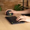 R-Go Tools ergonomická klávesnica R-Go Compact Break, kompaktná klávesnica so softvérom na prestávky, QWERTY (IT), Bluetooth, čierna