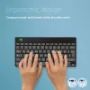 R-Go Tools ergonomická klávesnica R-Go Compact Break, kompaktná klávesnica so softvérom na prestávky, QWERTY (IT), Bluetooth, čierna