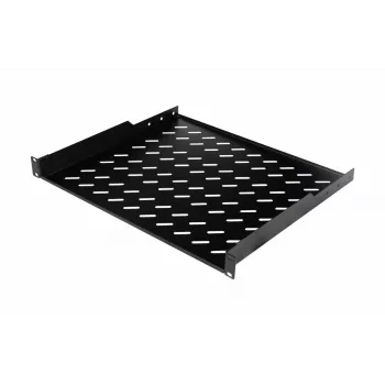 Equip EZFS-19-1-60-B Pevná polica 19 palcov 1U 60 cm, čierna