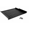 Equip EZFS-19-1-60-B Pevná polica 19 palcov 1U 60 cm, čierna