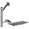 Techly ICA-PLW 02 držiak monitora / stojan 68,6 cm (27 palcov) nástenný strieborný