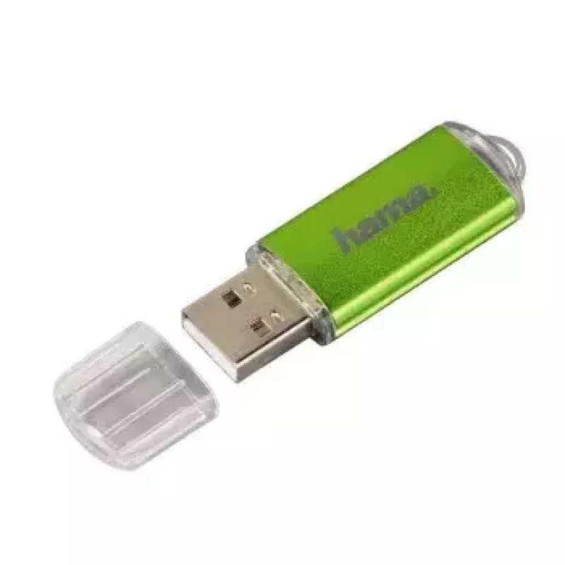 Hama Laeta 64GB USB kľúč USB Type-A 2.0 zelený, transparentný