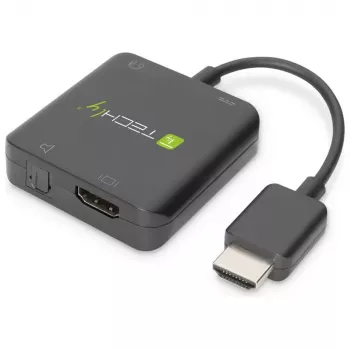 Techly HDMI audio extraktor stereo/audio 5.1-kanál 4K 3D IDATA HDMI-VGA8