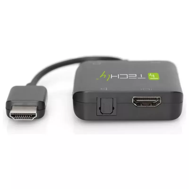 Techly Extraktor zvuku HDMI stereo/zvuk 5.1 kanála 4K 3D IDATA HDMI-VGA8